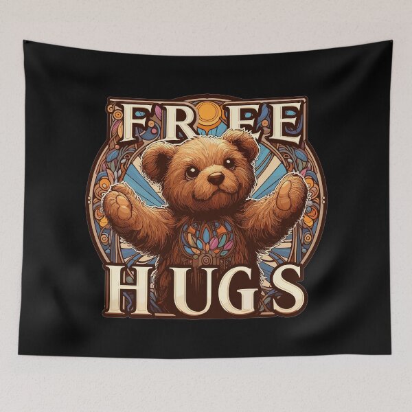 Item preview, Teddy Free Hugs Gift designed and sold by Pineapple-Tree.