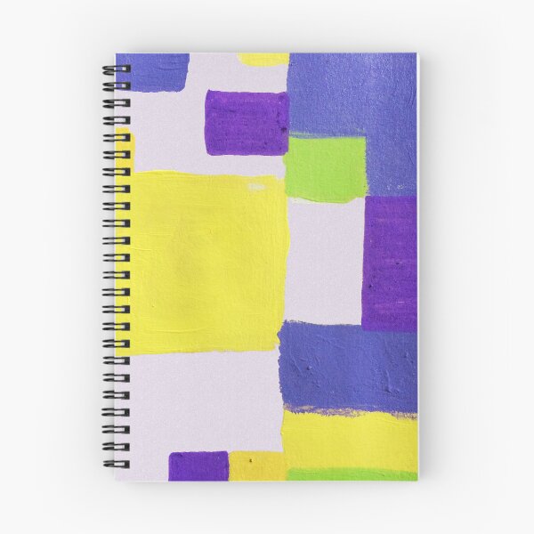 Aperçu de l'œuvre Tableau rectangulaire violet jaune vert créée et vendue par lynnbowersart.