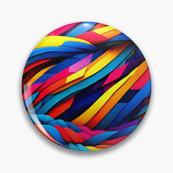 Item preview, Abstract rope design in a spectrum of colors for a lively, dynamic pattern designed and sold by Tchoice.