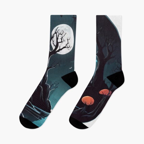 Item preview, Dark Fantasy Aesthetic Halloween Landscape designed and sold by MadnessEnvelope.