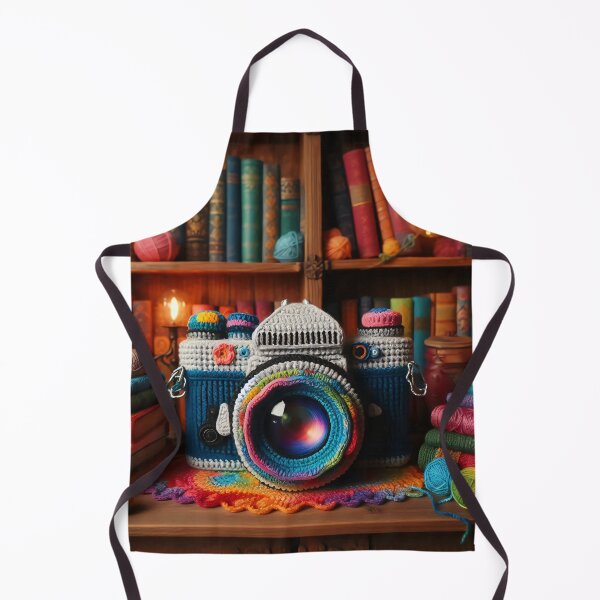 Item preview, a knitted camera 4 designed and sold by editattire.