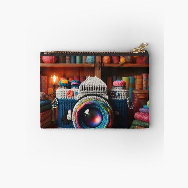 Item preview, a knitted camera 4 designed and sold by editattire.