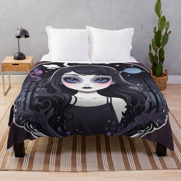 Item preview, Cute Pale Goth Girl Fantasy designed and sold by MadnessEnvelope.
