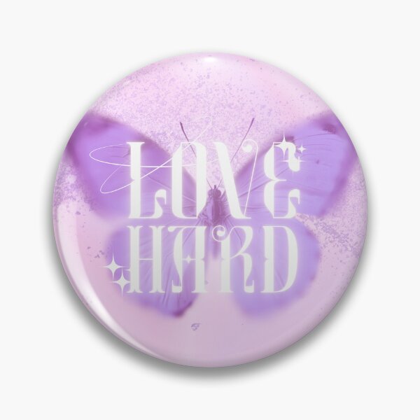 Item preview, Y2k love hard butterfly pink purple  designed and sold by pinkuardesign.