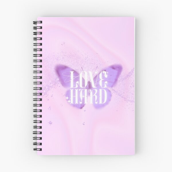 Item preview, Y2k love hard butterfly pink purple  designed and sold by pinkuardesign.