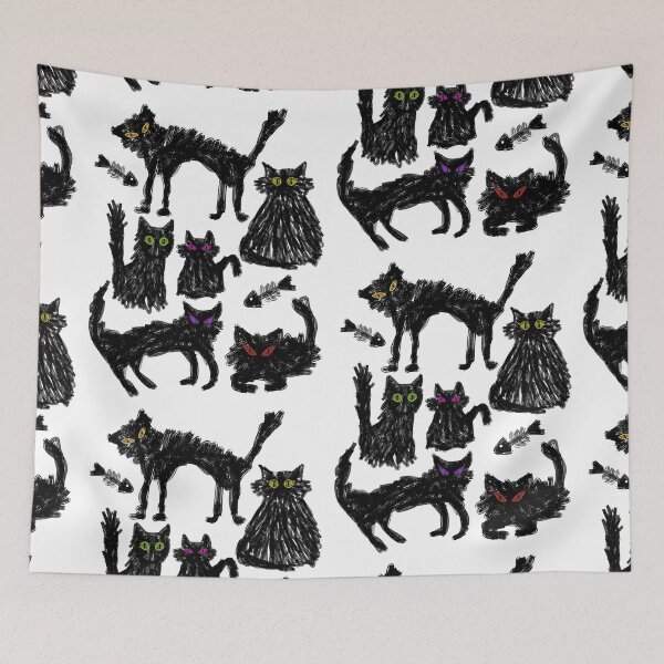 Item preview, A Glaring of Cats designed and sold by thelittleforest.