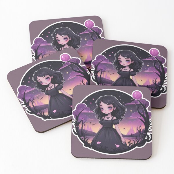 Item preview, Fantasy Goth Girl in Dress designed and sold by MadnessEnvelope.