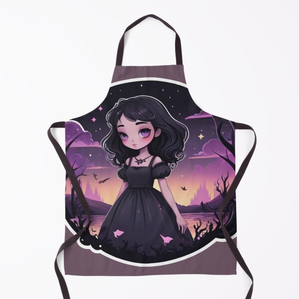 Item preview, Fantasy Goth Girl in Dress designed and sold by MadnessEnvelope.