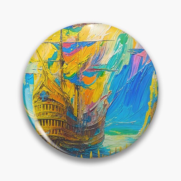 Item preview, Vibrant Fantasy Castle Painting designed and sold by blackhalt.