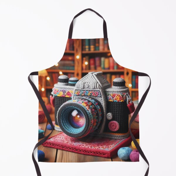 Item preview, a knitted camera 5 designed and sold by editattire.