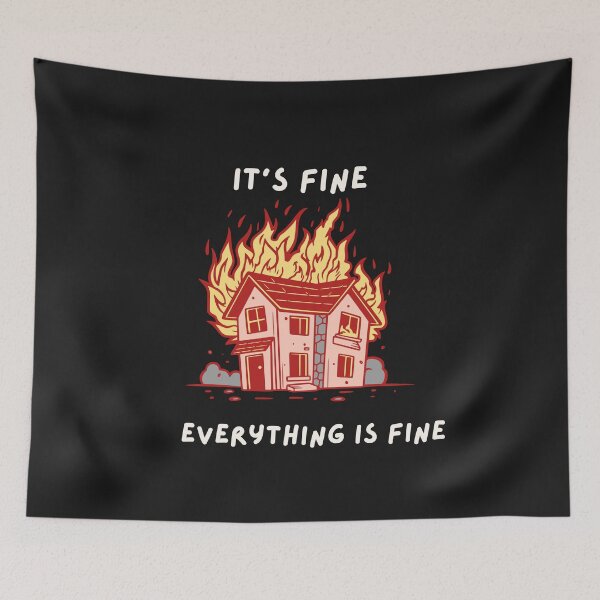Item preview, It's Fine I'm Fine Everything Is Fine Funny I'm fine designed and sold by essxjy.