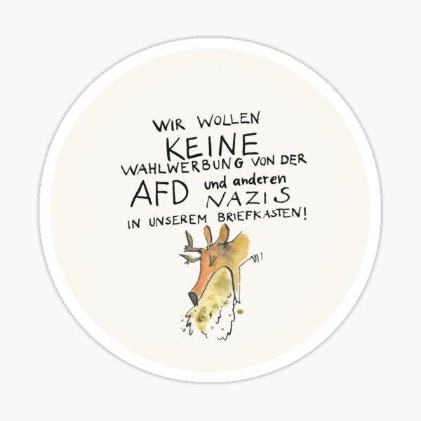 Item preview, Mailbox sticker with deer designed and sold by melaniegaranin.