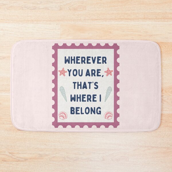 Item preview, Wherever you are that's where I belong | People we meet on vacations | Emily Henry  designed and sold by Neadoodles.