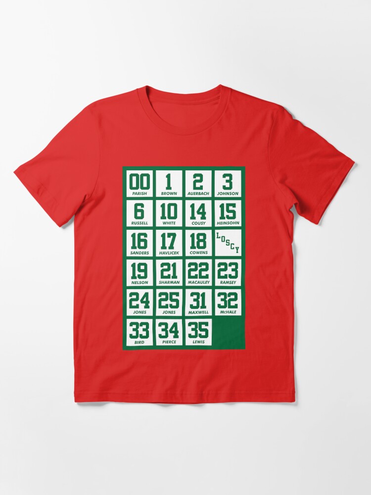 Retired Numbers - Celtics Premium Scoop T-Shirt for Sale by pkfortyseven