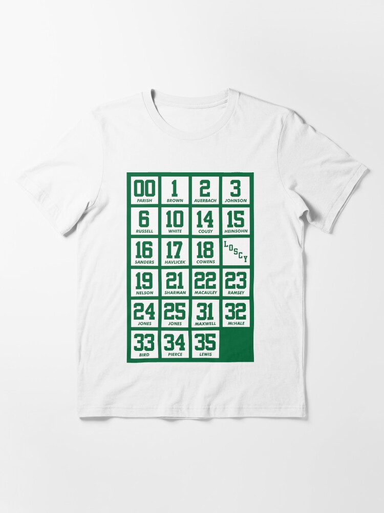 Retired Numbers Boston Celtics Unisex T-Shirt - Peanutstee