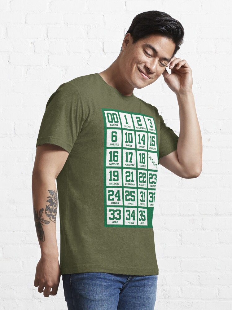 Retired Numbers Boston Celtics Unisex T-Shirt - Peanutstee