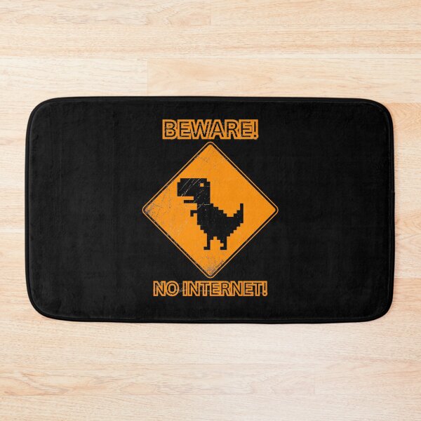 Item preview, Classic road sign design with iconic "no internet dino" designed and sold by elyou-designs.