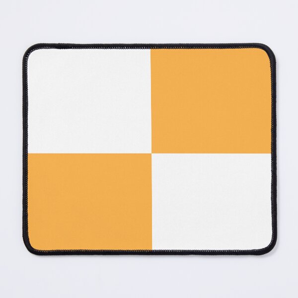 Item preview, Quarters - White and Pastel Orange designed and sold by JustPatterns2.