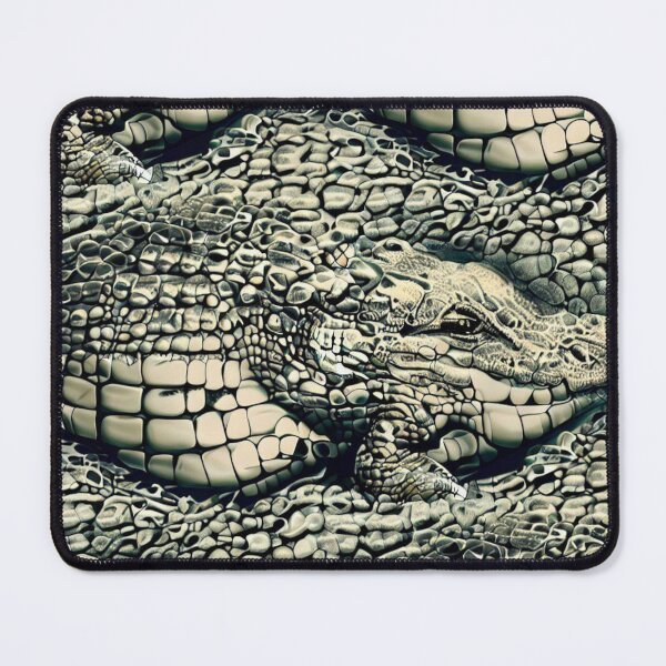 Item preview, Bold Crocodile Patterns for Exotic Textile designed and sold by communedesigns.