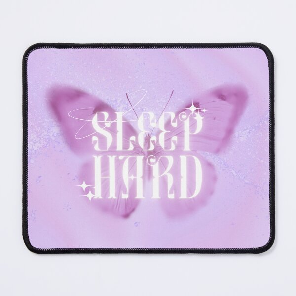 Item preview, Y2k sleep hard butterfly pink purple designed and sold by pinkuardesign.