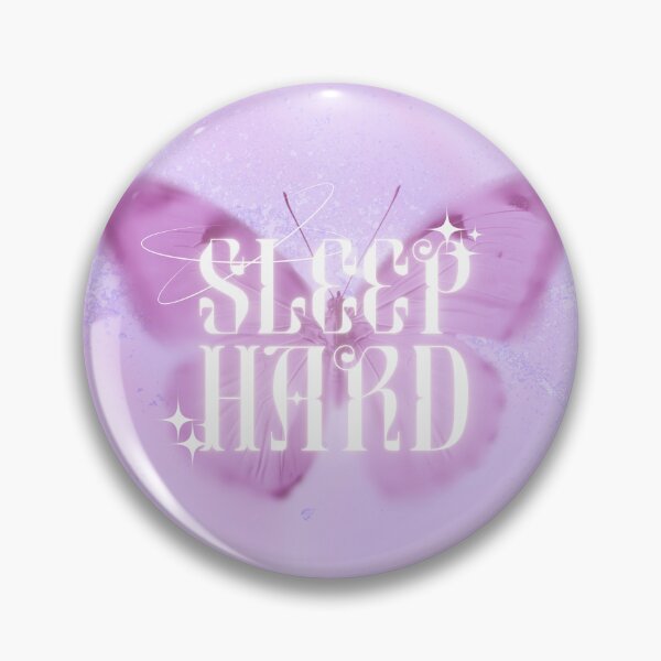 Item preview, Y2k sleep hard butterfly pink purple designed and sold by pinkuardesign.