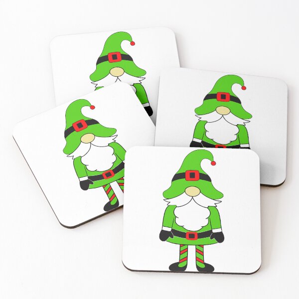 Item preview, Green Christmas Gnome designed and sold by Sartoris Art.