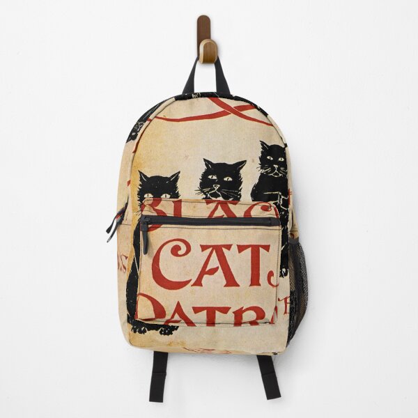 Item preview, Vintage retro advert featuring a black cat designed and sold by colliophoto.