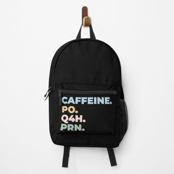 Item preview, Caffeine Po Q4h Prn - funny nurse designed and sold by VinsendDraconi.
