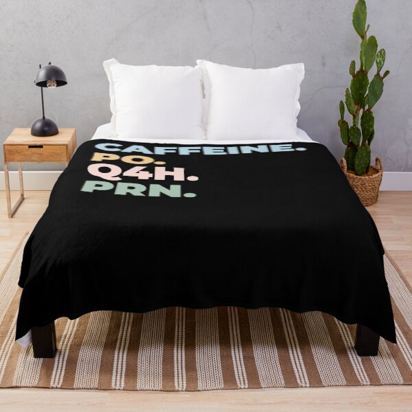 Item preview, Caffeine Po Q4h Prn - funny nurse designed and sold by VinsendDraconi.