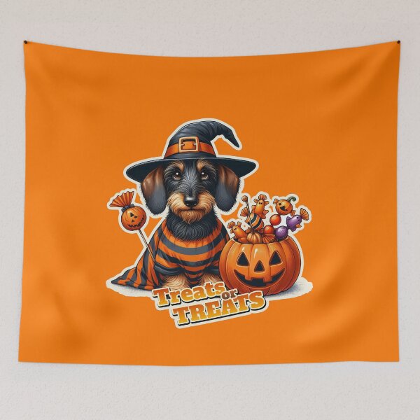 Item preview, Halloween Wire-haired Dachshund Wiener Doxie designed and sold by ThisDress.