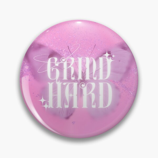 Item preview, Y2k grind hard butterfly pink designed and sold by pinkuardesign.