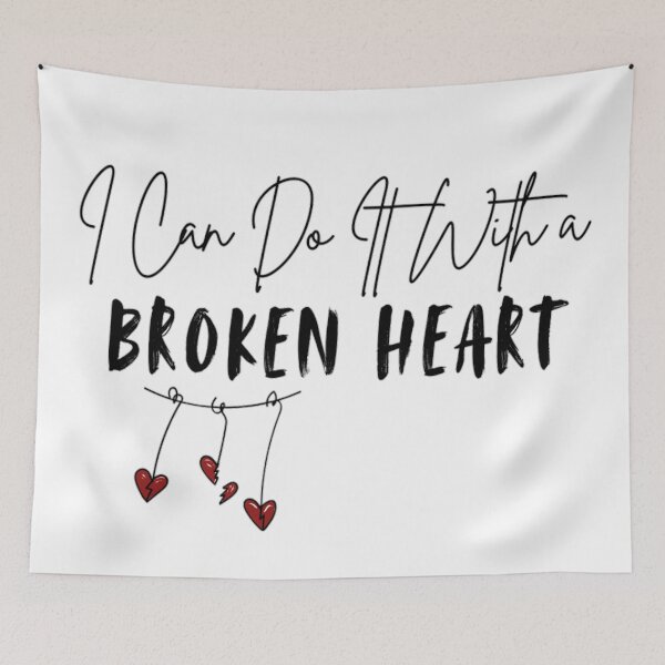 Item preview, I can do it with a broken heart - ttpd - Taylor Swift Lyrics designed and sold by Simi2020.