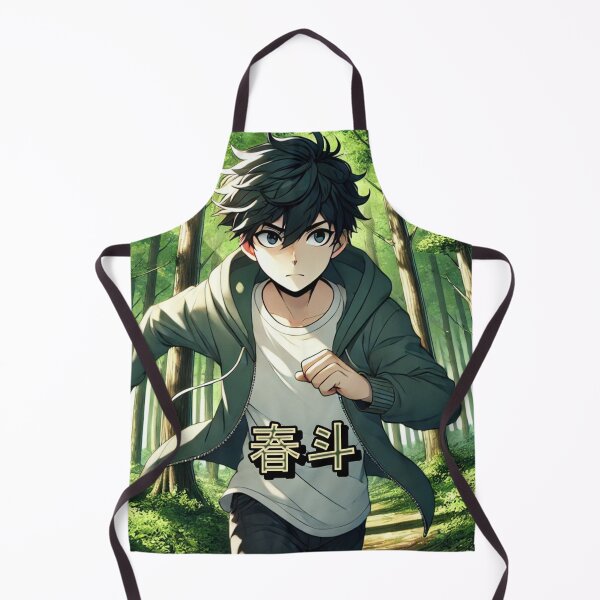 Item preview, Haruto Boy running in the forrest Anime designed and sold by PrintMeOnYou.