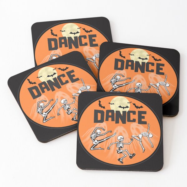 Item preview, Halloween Dance Skeletons Ghosts designed and sold by SAMJA-Art.