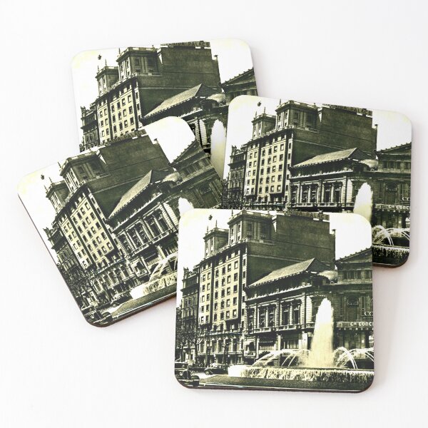 Item preview, Barcelona Spain, Paseo de Gracia Jose Antonio, 1956 Vintage Inspired designed and sold by markomundo.