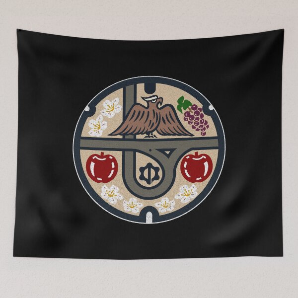Item preview, Nakano City Manhole Cover Art designed and sold by Musashi1996Art.