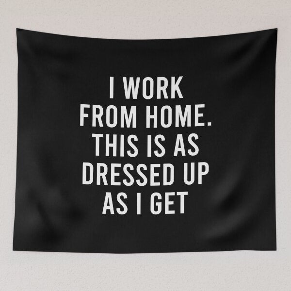 Item preview, Work From Home Costume - Funny WFH Worker Saying designed and sold by zhilwahesani.
