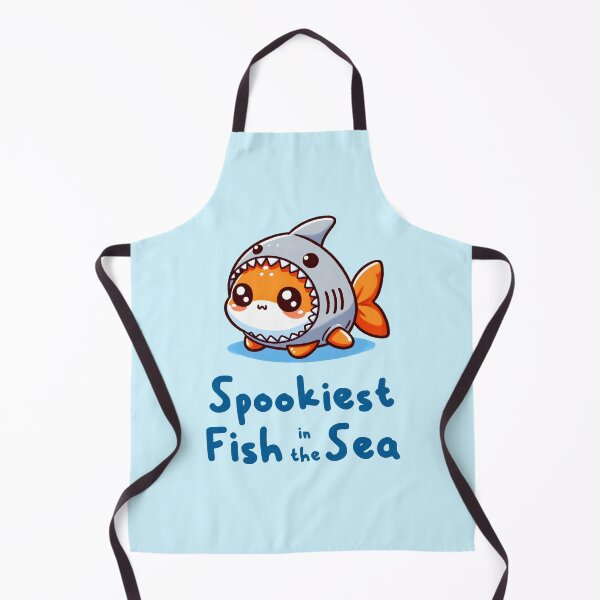Item preview, Spookiest Fish in the Sea: Cute Shark Costume Fish Halloween Costume Kawaii GOldfish designed and sold by Gay-Koala.