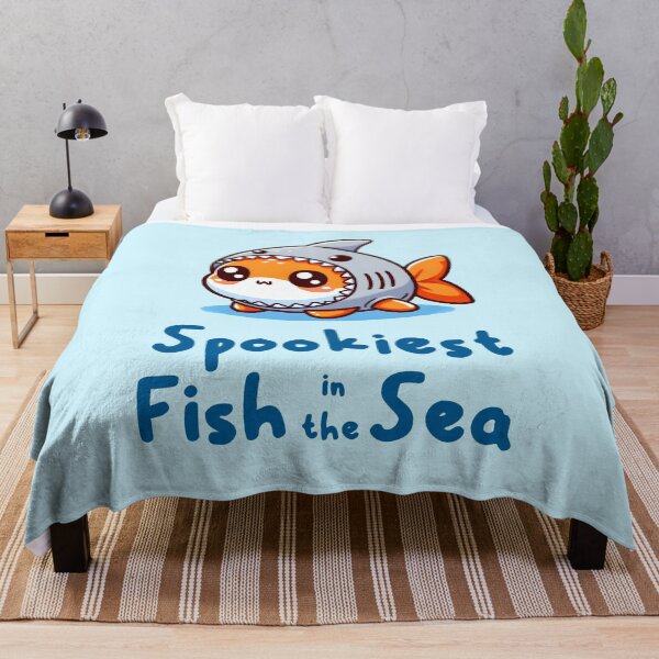 Item preview, Spookiest Fish in the Sea: Cute Shark Costume Fish Halloween Costume Kawaii GOldfish designed and sold by Gay-Koala.