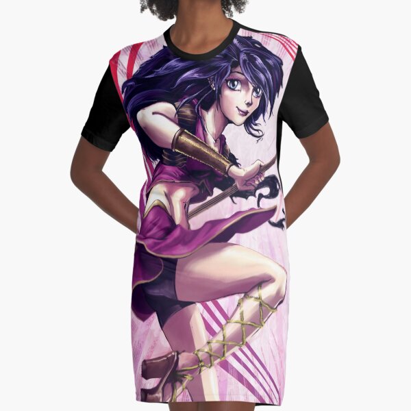 Anime Girl - Natsume Graphic T-Shirt Dress
