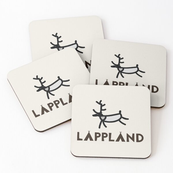 Item preview, Lappland with a jumping Reindeer  designed and sold by knappidesign.