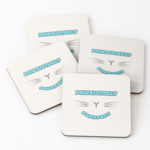 Item preview, Cute 'Pawsitively Purrfect' Cat Lover Typography designed and sold by trepiu.