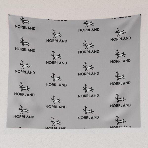 Item preview, Norrland with a jumping Reindeer  designed and sold by knappidesign.