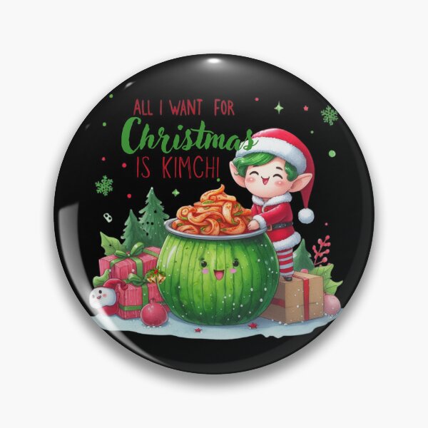 Item preview, Funny Kimchi Shirt and Gifts | All I want for Christmas is Kimchi! Christmas Elf designed and sold by Heritage Hive Studio.