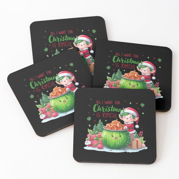 Item preview, Funny Kimchi Shirt and Gifts | All I want for Christmas is Kimchi! Christmas Elf designed and sold by Heritage Hive Studio.