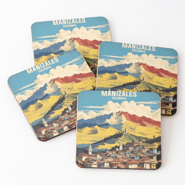 Item preview, Manizales Colombia Retro Vintage Poster Tourism  designed and sold by TravelersGems.