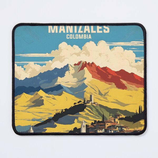 Item preview, Manizales Colombia Retro Vintage Poster Tourism  designed and sold by TravelersGems.