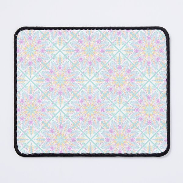 Item preview, Pastel Rainbow Ice Cream Sundae Diamond Tile Mandala designed and sold by Triplicate Limited.