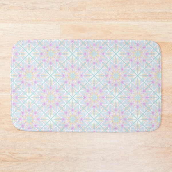 Item preview, Pastel Rainbow Ice Cream Sundae Diamond Tile Mandala designed and sold by Triplicate Limited.