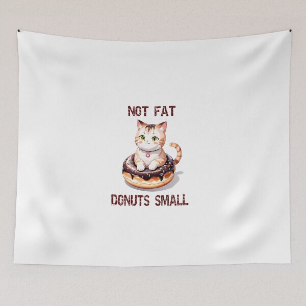 Item preview, NOT FAT DONUTS SMALL designed and sold by RetroPop23.